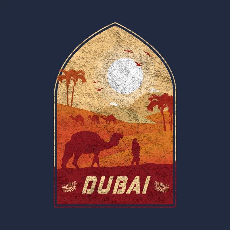 Dubai Vintage Kamel Design / Geschenkidee