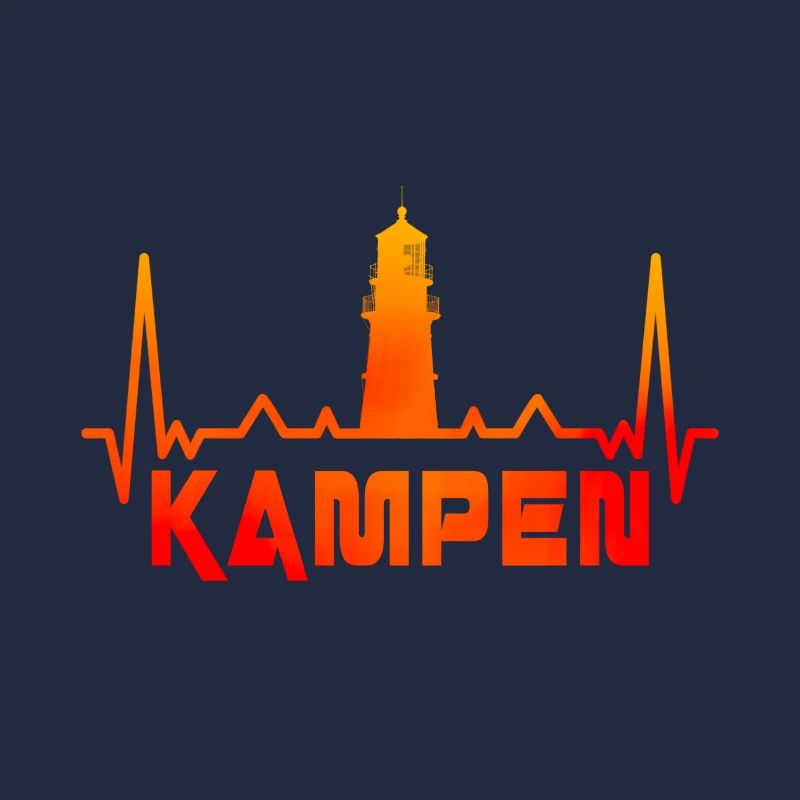 Kampen lighthouse design / gift idea