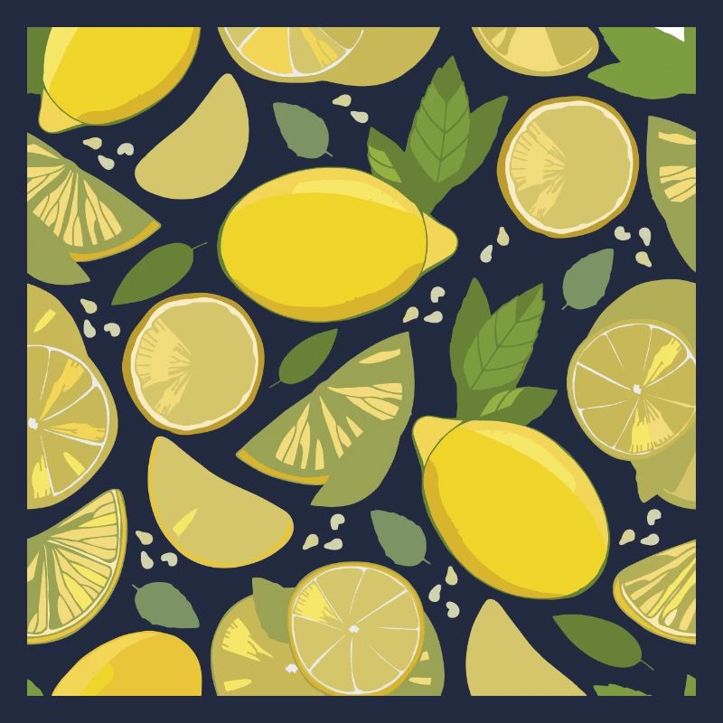 Lemon design with a fresh effect
