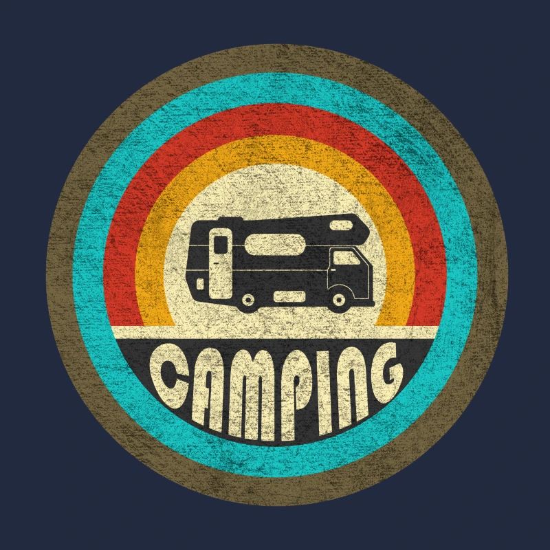 Camping Vintage Design / Geschenkidee