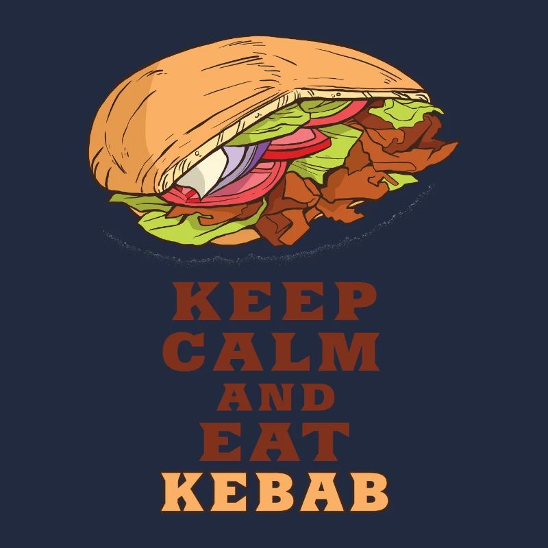 Keep Calm und esse Kebab / Geschenkidee