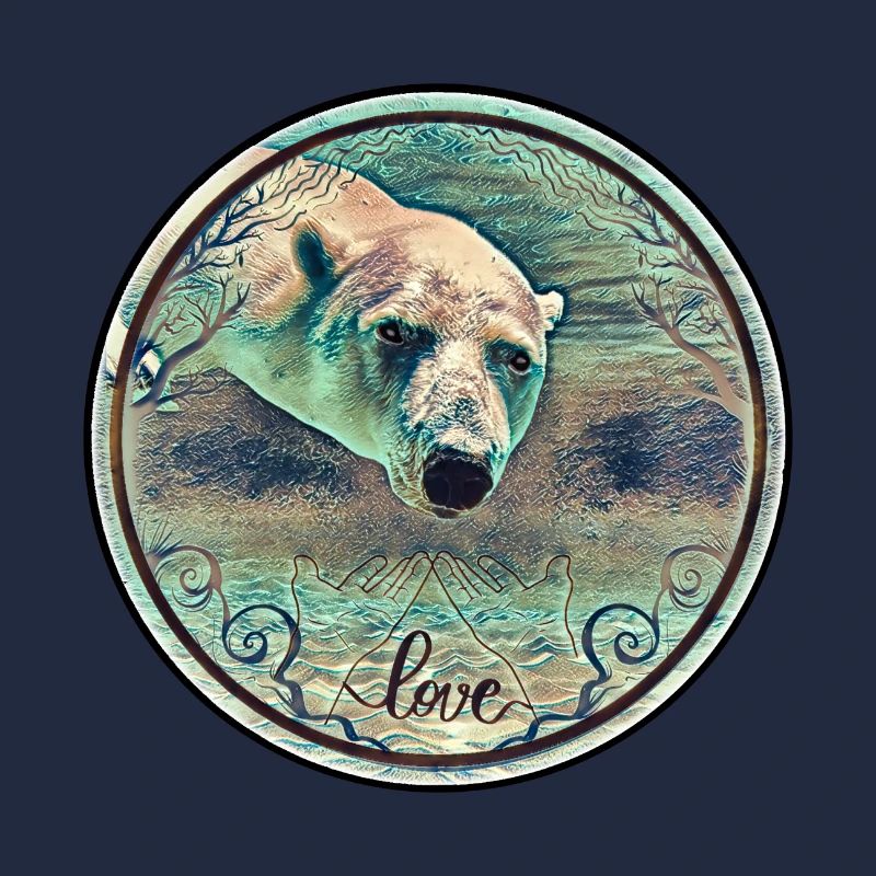 Eisbär unter Wasser