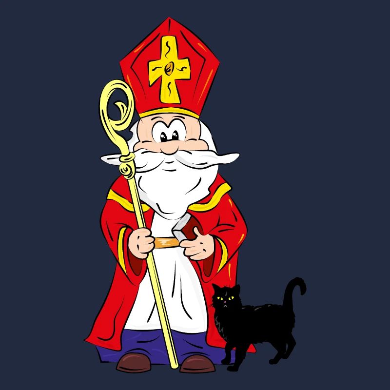 Sinterklaas without a black cat in his bag