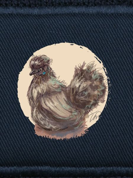 Brown silk hen
