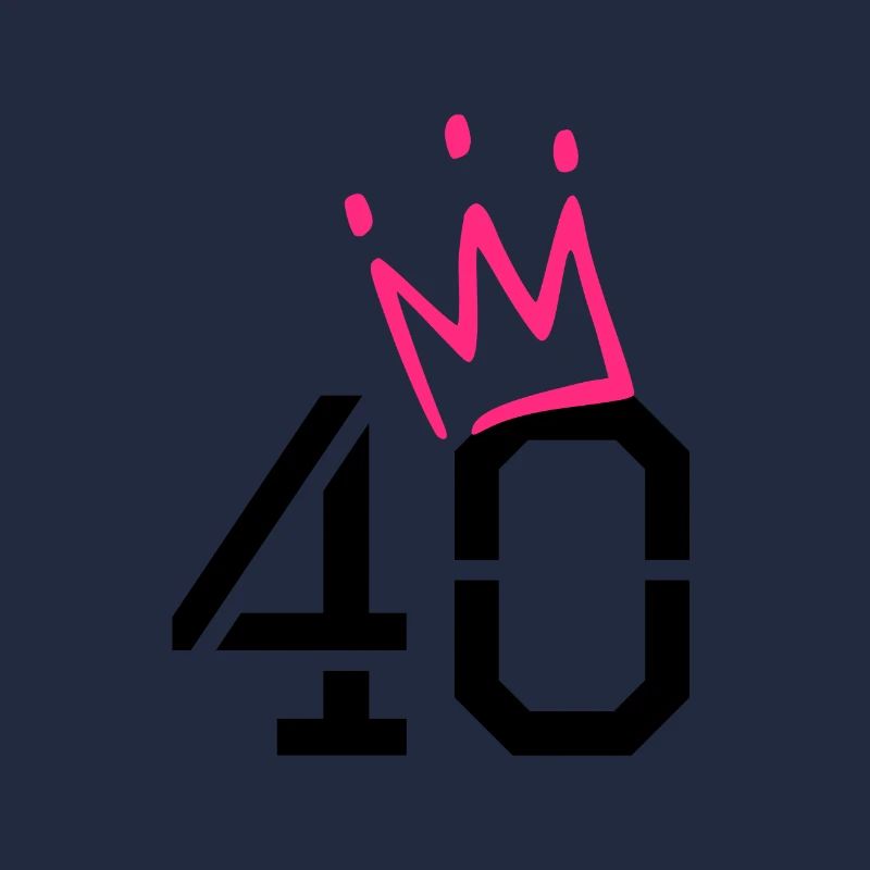 40 Krone - 40. Geburtstag