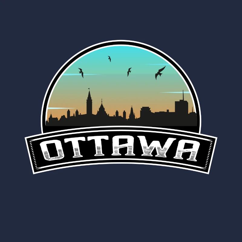 Ottawa Canada Skyline Souvenir canadien