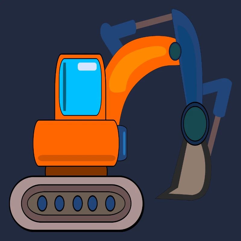 BAUSTELLE BAGGER KINDER BAGGERN