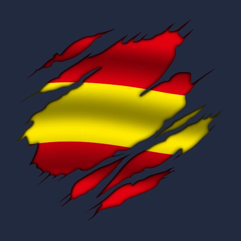 Spanien - Spanien - Spanien - Zerrissenes Design