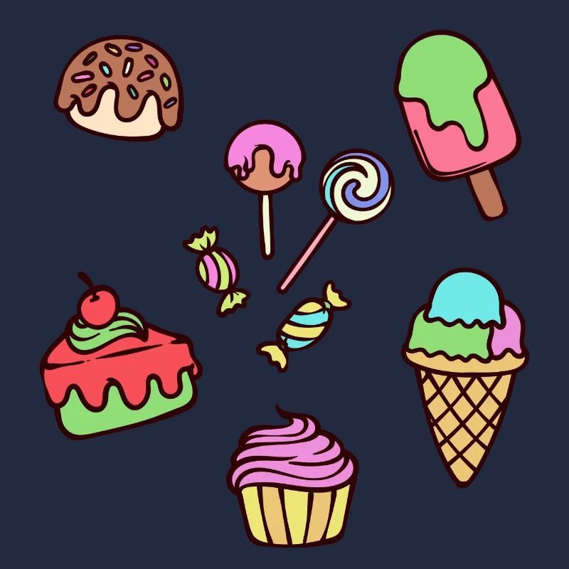 Ice Cream Delicious Sweet Tooth Candy Cupcake