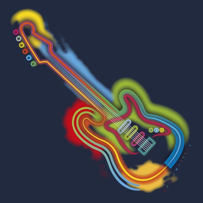 Guitare Pop Art