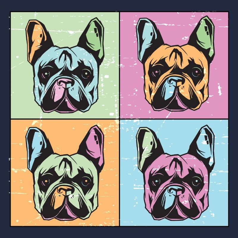 Bulldoggen Bild Abstrakt