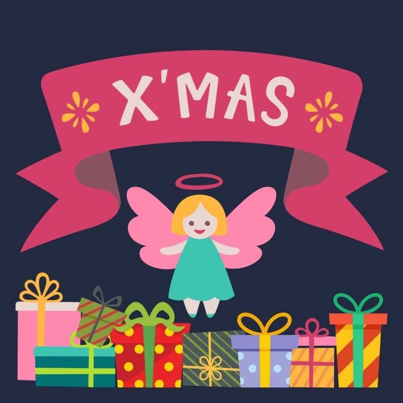 XMAS Engel mit Geschenken