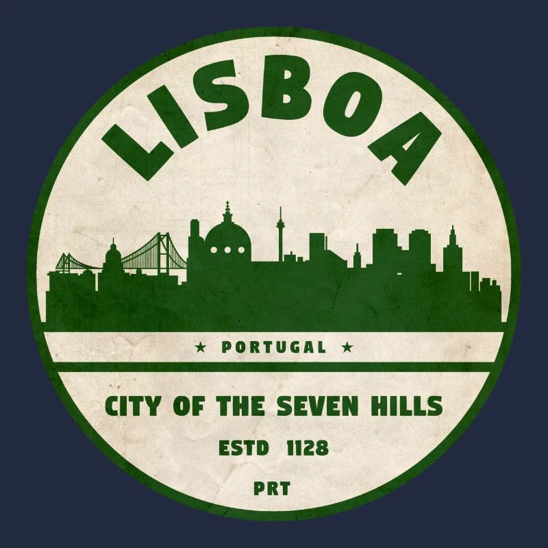 Lisboa Silhouette City Logo
