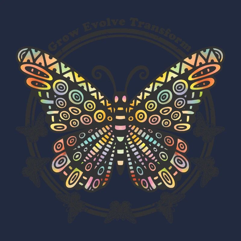Boho Style Butterfly - Grow Evolve Transform