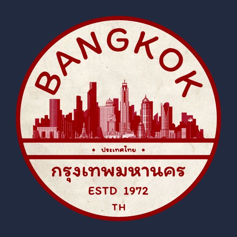 Bangkok Skyline Badge