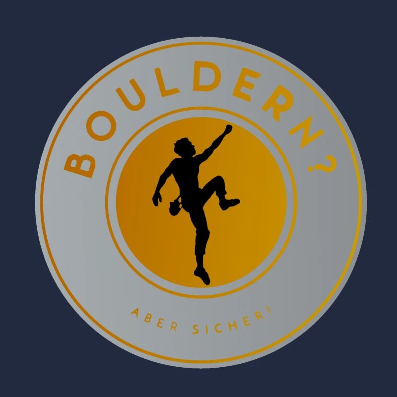 Bouldern: Kletter-Silhouette, Boulder-King