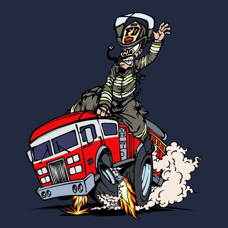 Fire brigade fire protection fire engine lifesaver