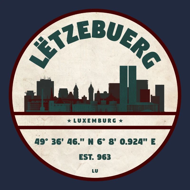 Letzebuerg Skyline Stadtansicht
