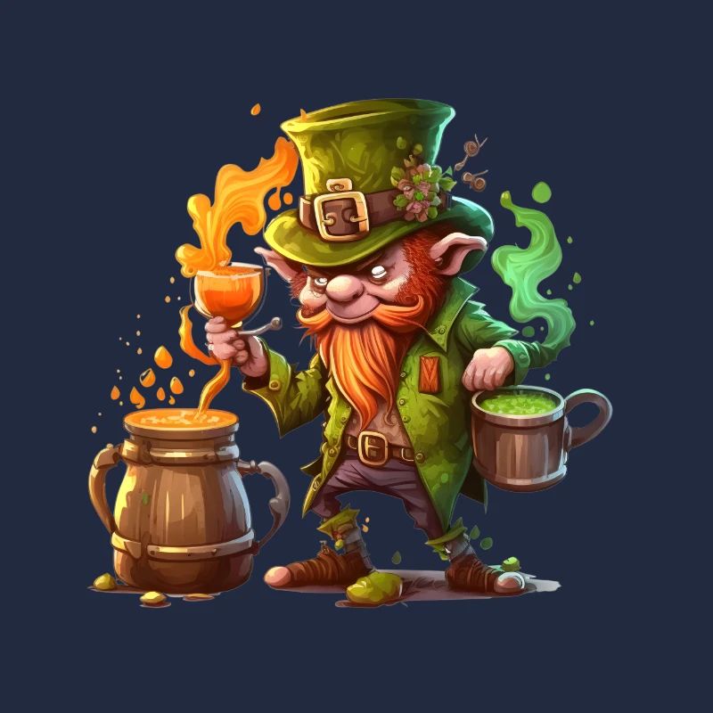 Grinning Leprechaun Goblin