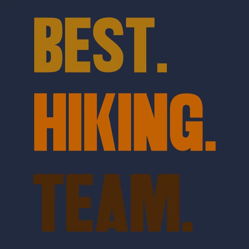 Hiking Team Wanderer Statement Hiking Trails