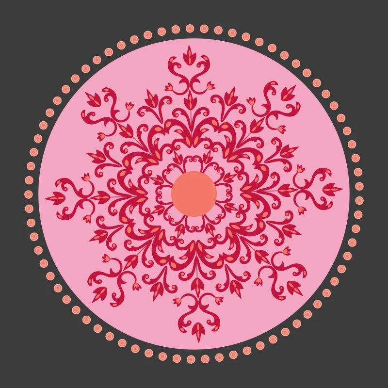 MandalaTribalArtRose