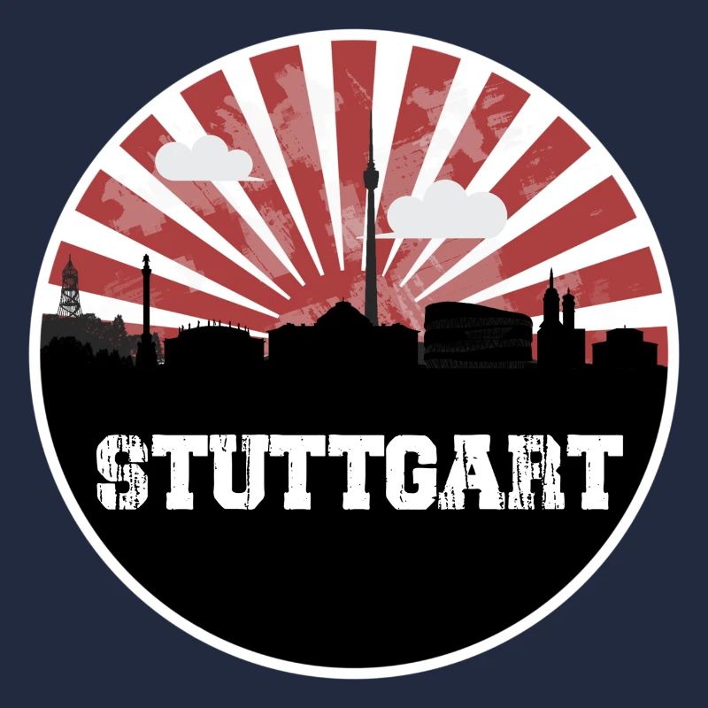 Match à domicile de Stuttgart Skyline