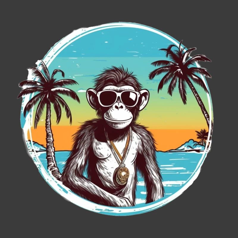 Cool Monkey * Conception de plage d’été