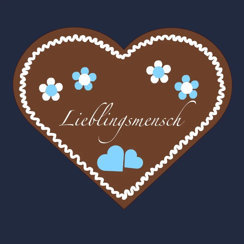 "Jahrmarkt-Liebe" Lieblingsmensch hellblau