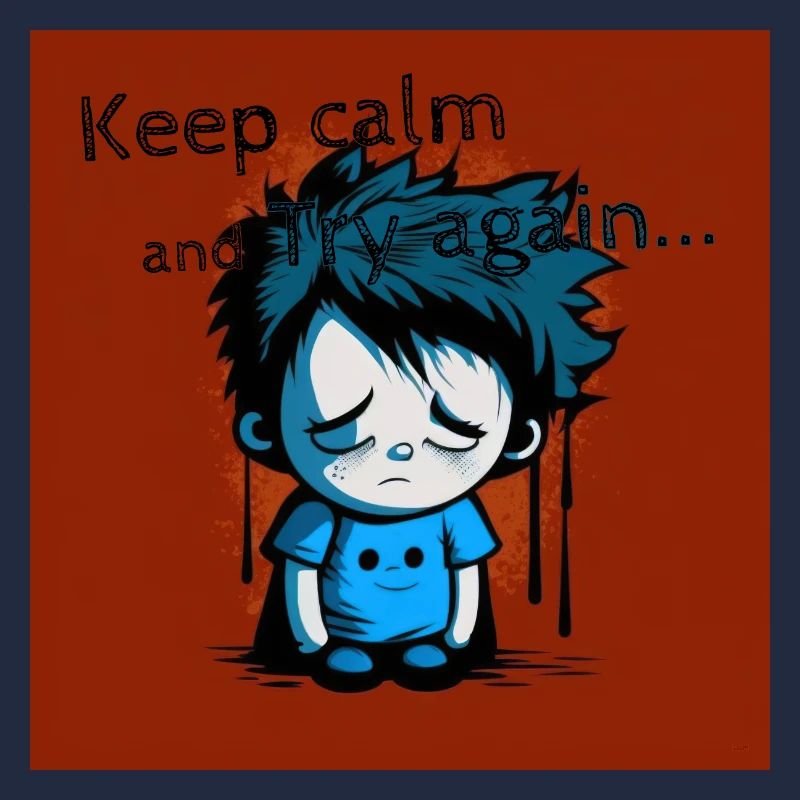 Geek - Keep calm and try again 01
