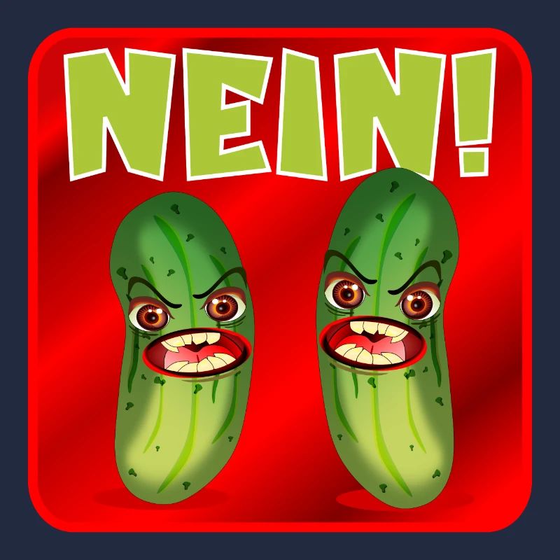 SALZGURKEN ESSIGGURKEN - NEIN