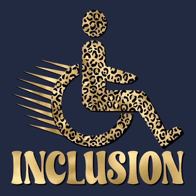 INCLUSION WHEELCHAIR LEOPARD PATTERN