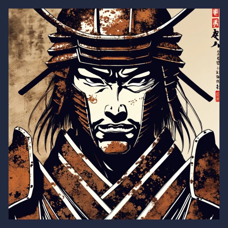 Samurai Krieger Porträt