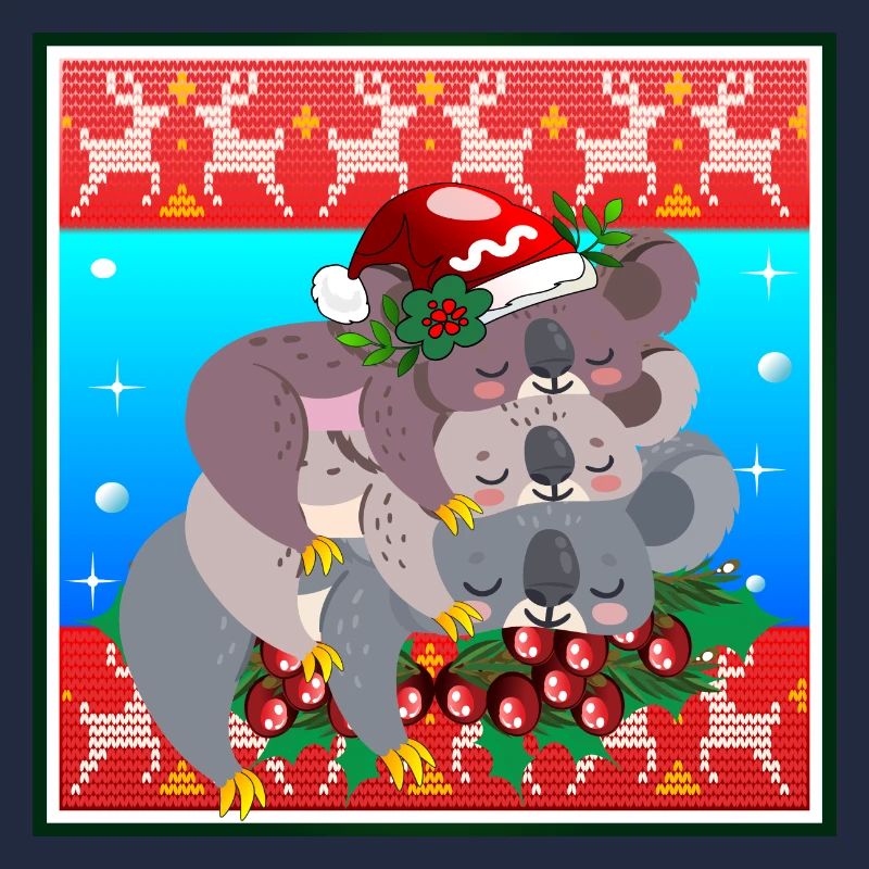 PULL DE NOËL MOCHE - KOALA BEAR FAMILY