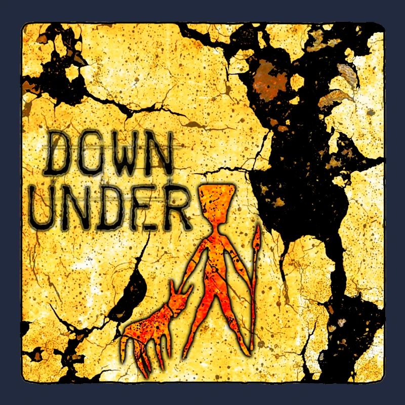 Earth Layer Art Print with Scratch Marks Australia