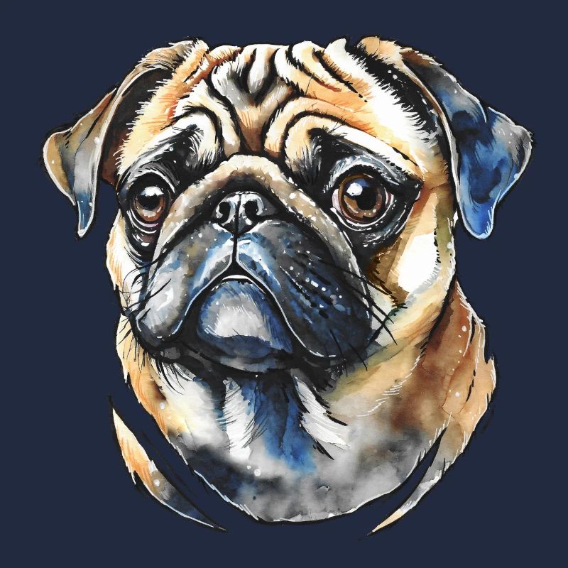 Mops Portrait