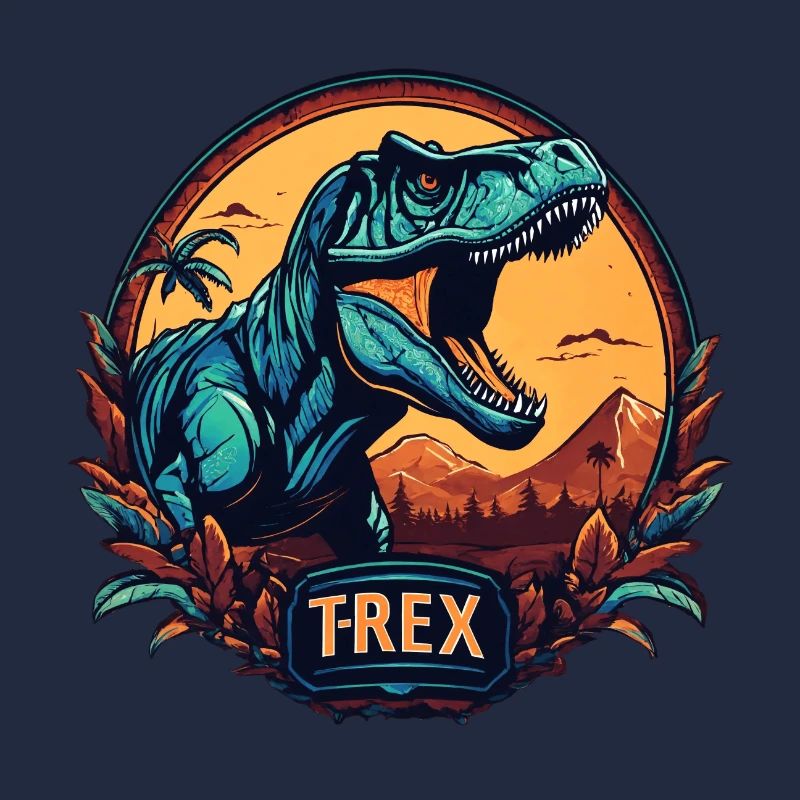 Dinosaurier T-Rex Logo