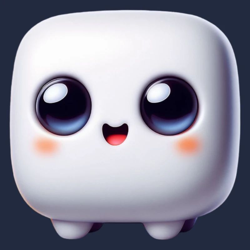 Face du Cube Kawaii – Bloc mignon