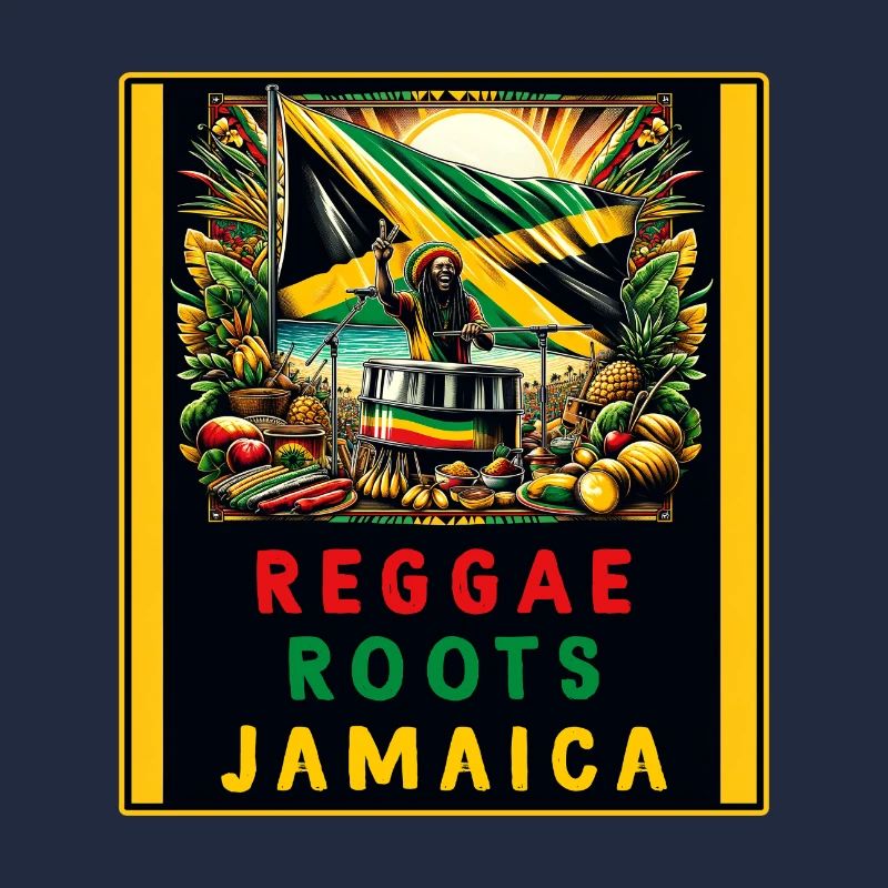 Reggae roots Jamaica