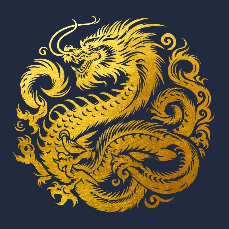 Chinesisches Drachen-Tattoo