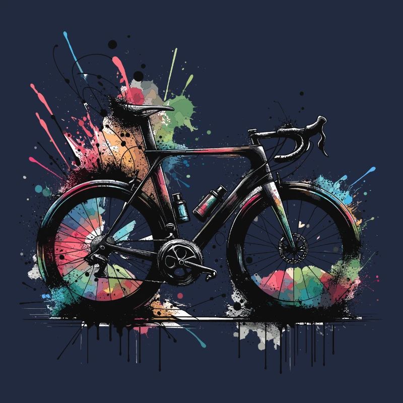 Bicycle Spray Paints Splash