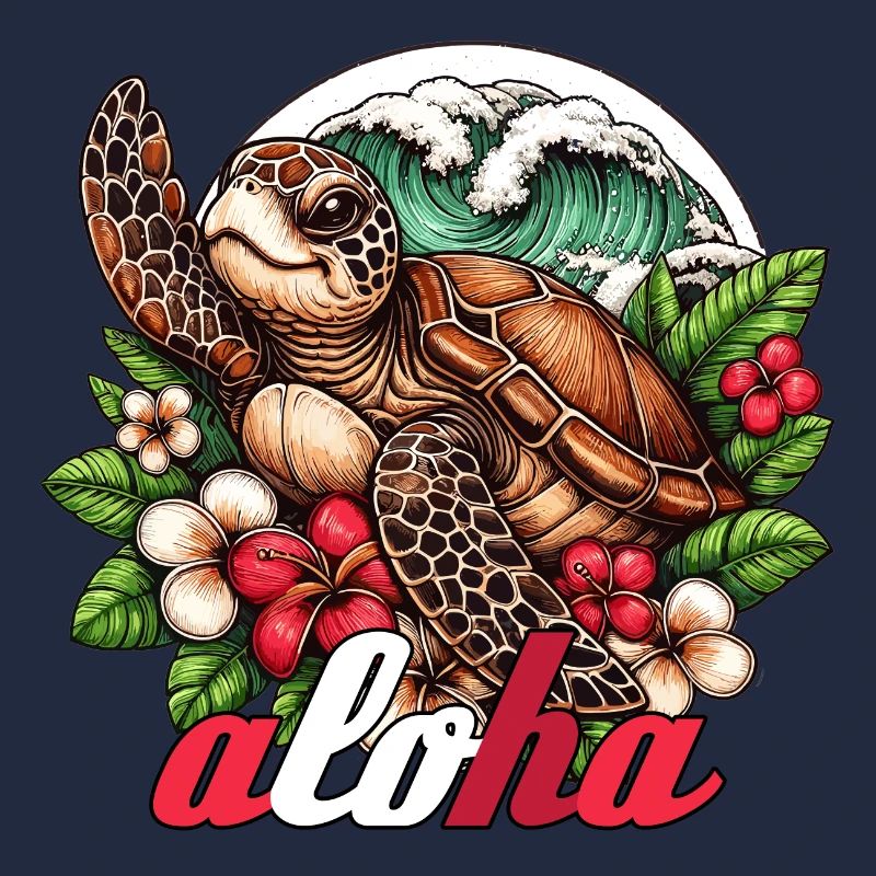 Aloha Turtle Hawaii Gift