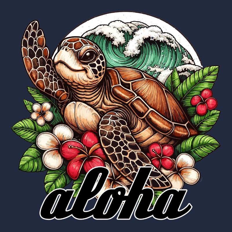 Aloha Turtle Hawaii Gift