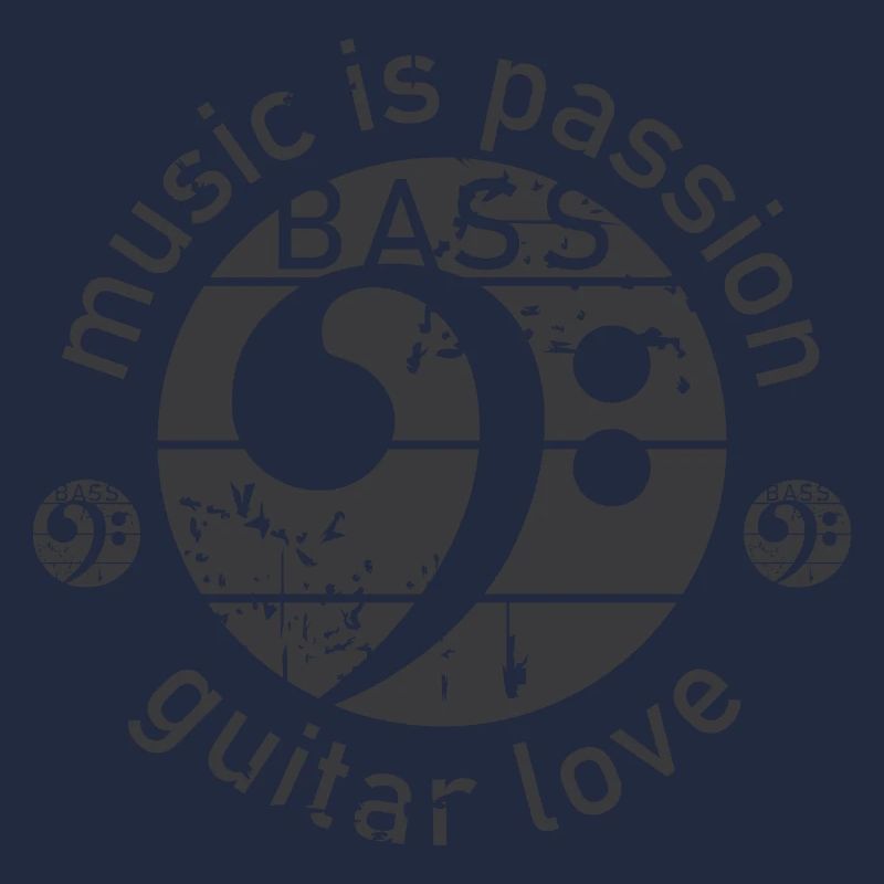 Guitare Basse Clé De Basse Look Utilisé Guitariste