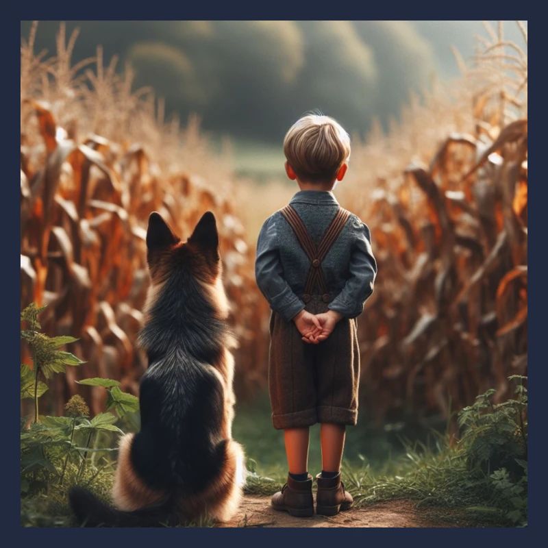 Deutscher Schäferhund Kunst