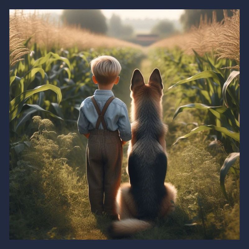 Deutscher Schäferhund Kunst