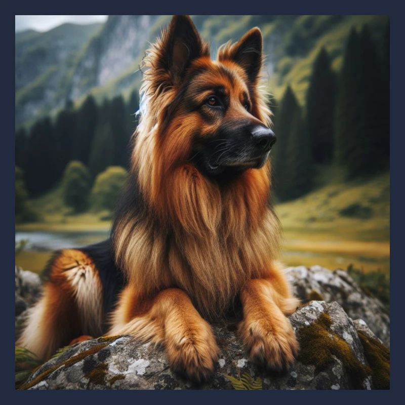 Deutscher Schäferhund Kunst