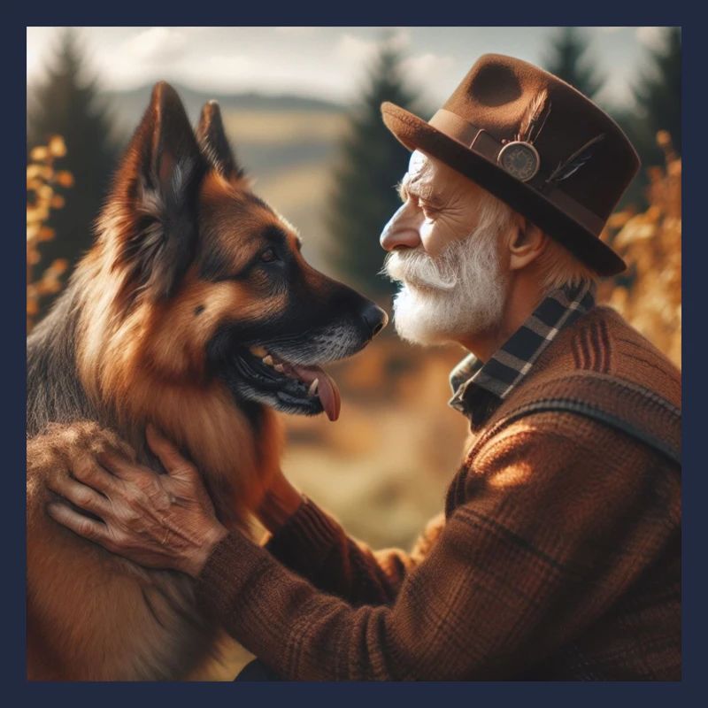 Deutscher Schäferhund Kunst