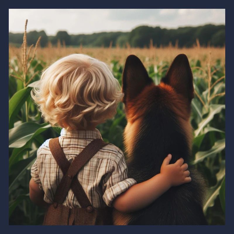 Deutscher Schäferhund Kunst