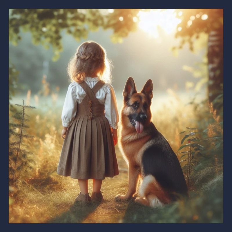 Deutscher Schäferhund Kunst