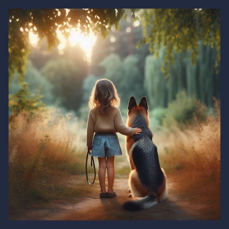 Deutscher Schäferhund Kunst